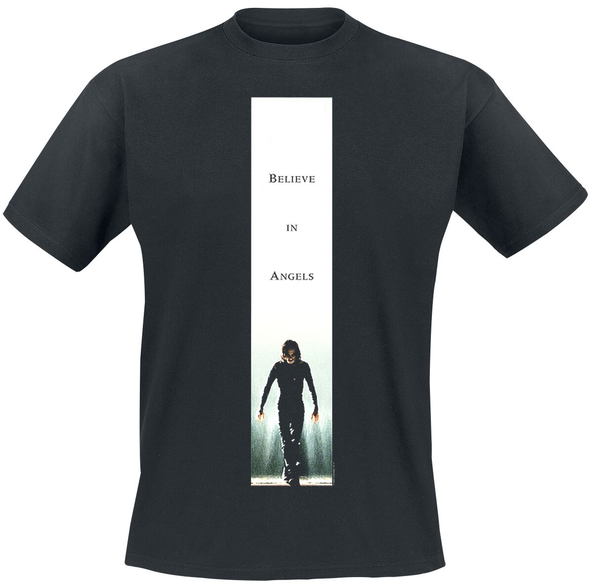 The Crow Eric Draven – Believe In Angels T-Shirt schwarz