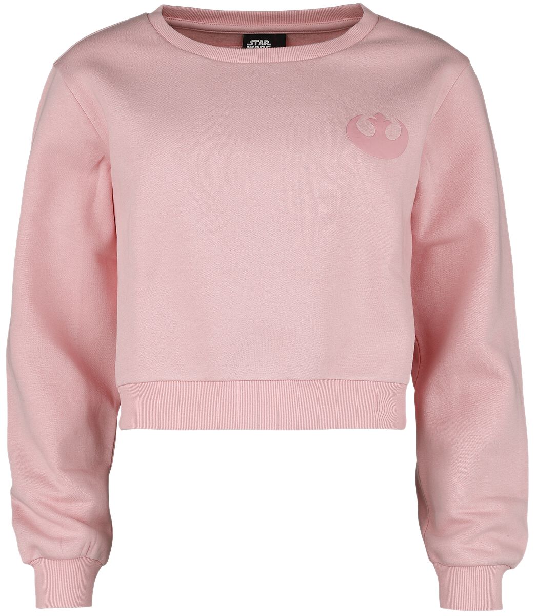 Star Wars Sweatshirt - Classic Logo - L bis XXL - für Damen - Größe L - rosa  - EMP exklusives Merchandise!