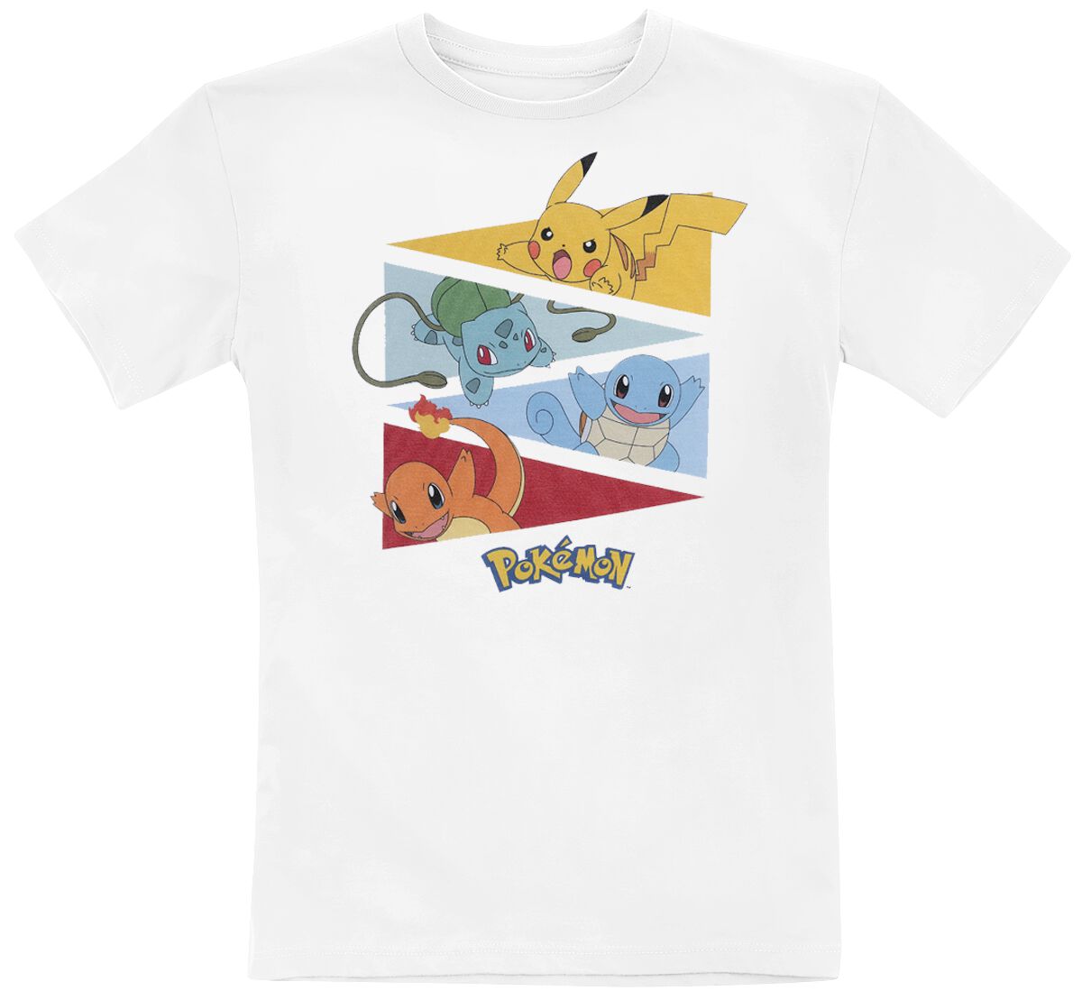Kids Erste Generation T-Shirt weiß von Pokémon