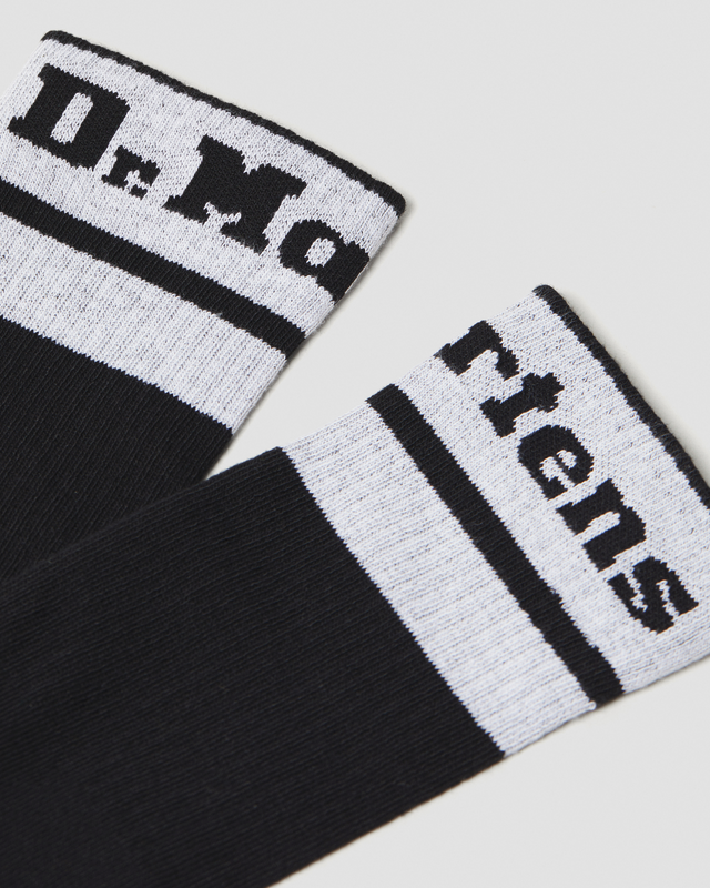 0190665563405 - Athletic Logo Sock - Black + White Socken schwarz in S-M