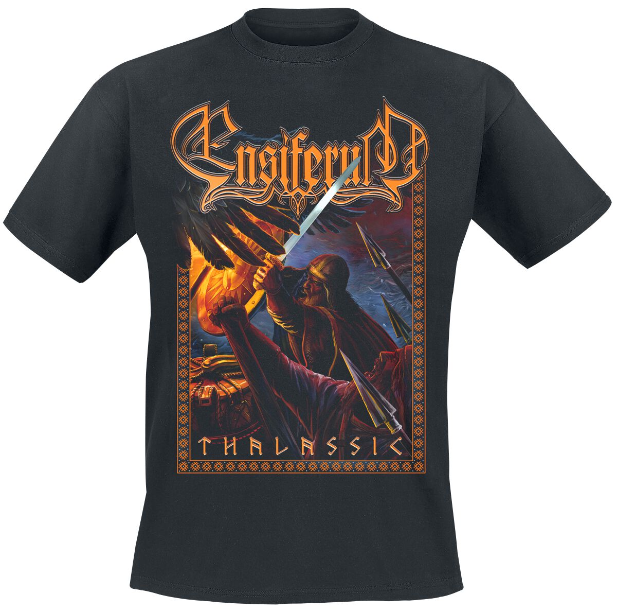 Image of Ensiferum Thalassic T-Shirt schwarz