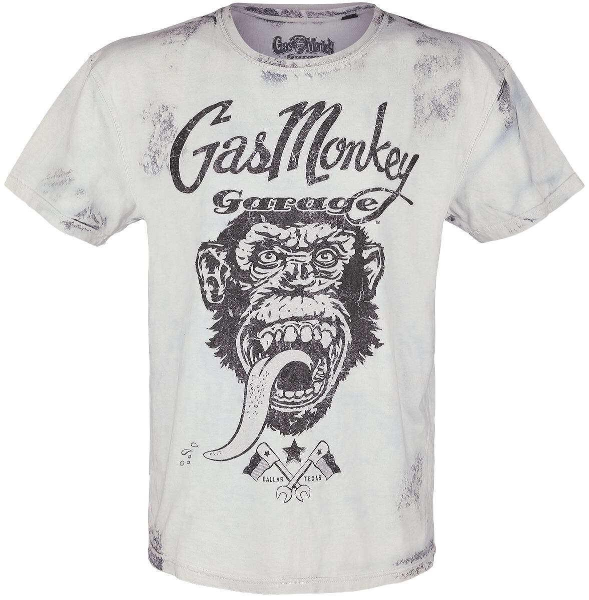 Gas Monkey Garage Dallas Texas T-Shirt grey