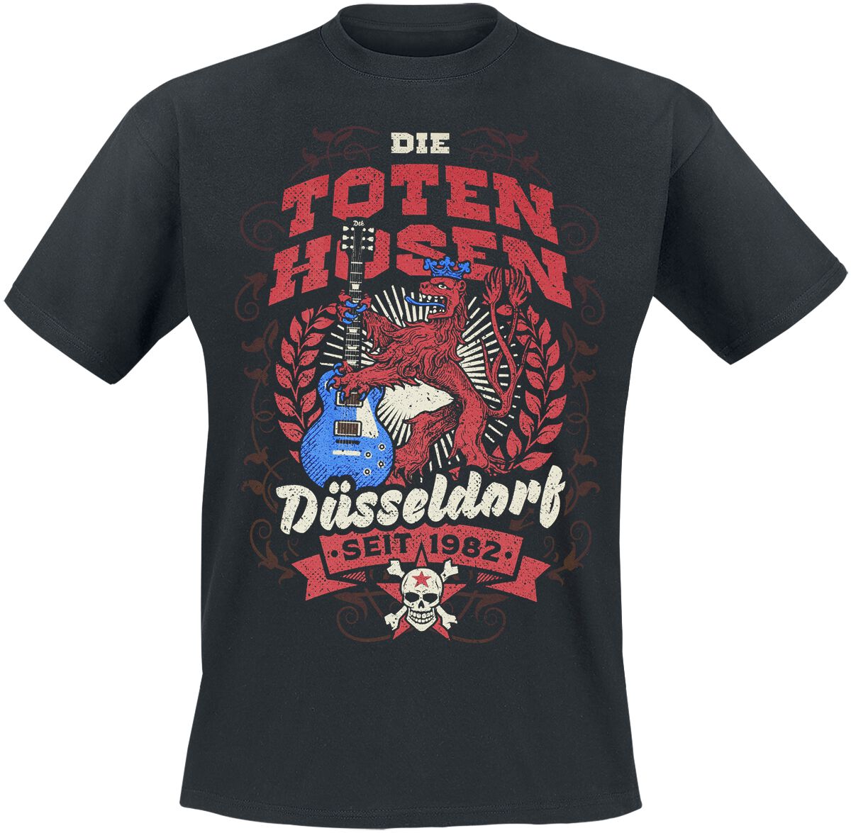 Die Toten Hosen T-Shirt - Düsseldorf - S bis 3XL - für Männer - Größe M - schwarz  - Lizenziertes Merchandise!