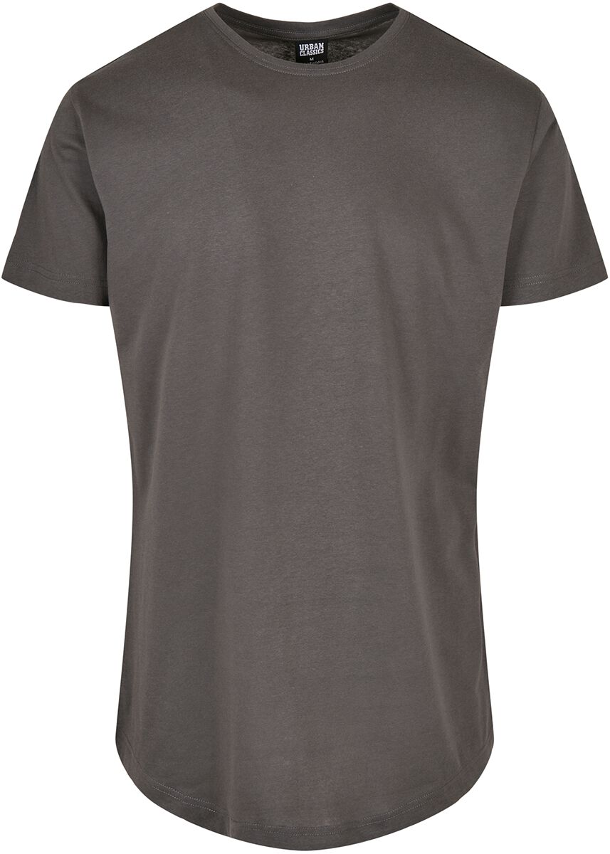 Image of T-Shirt di Urban Classics - Shaped Long Tee - S a 5XL - Uomo - grigio