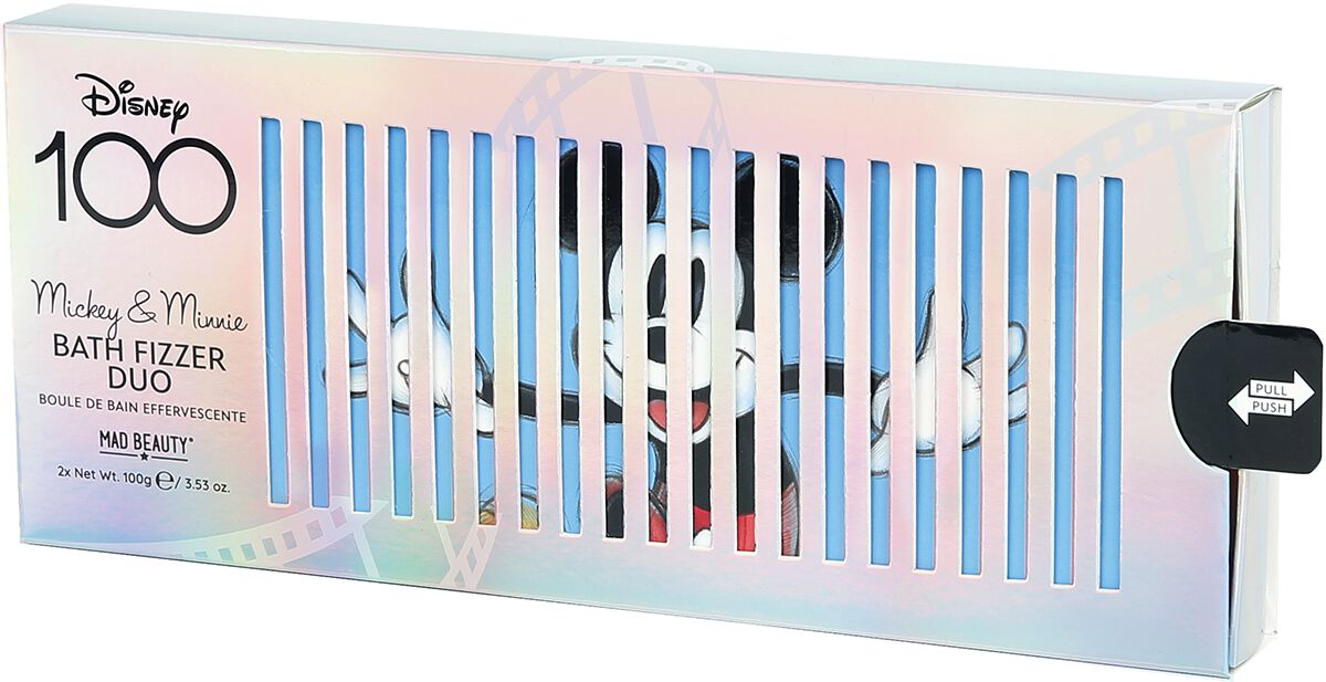 Bille De Bain Disney de Mickey & Minnie Mouse - Disney 100 - Mad Beauty - Badefizzer Duo - pour Unis
