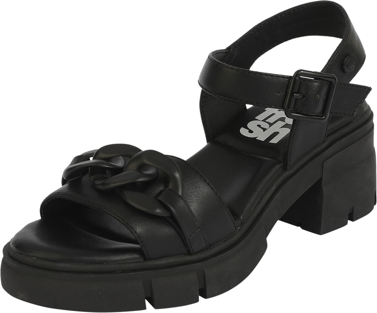 Refresh - Rockabilly Sandale - Sandale mit Absatz - EU36 bis EU41 - für Damen - Größe EU36 - schwarz