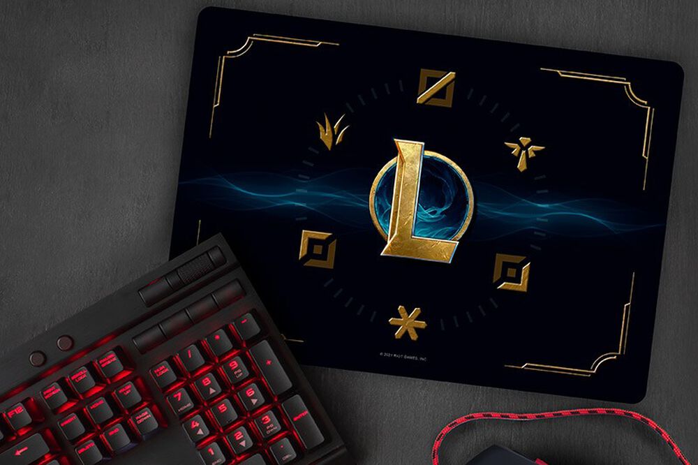 Gaming Gaming Hardware Hextech Logo - Gaming Mousepad | League Of Legends Mouse-Pad