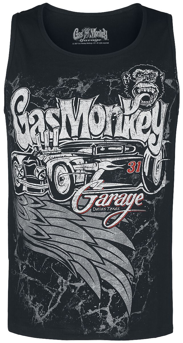 Gas Monkey Garage Hot Rod Tanktop black