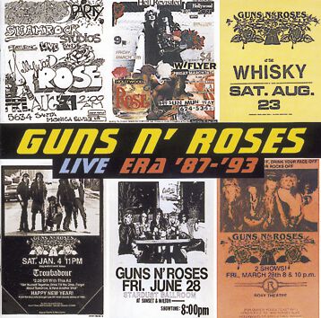 Image of Guns N' Roses Live era 1987-93 2-CD Standard
