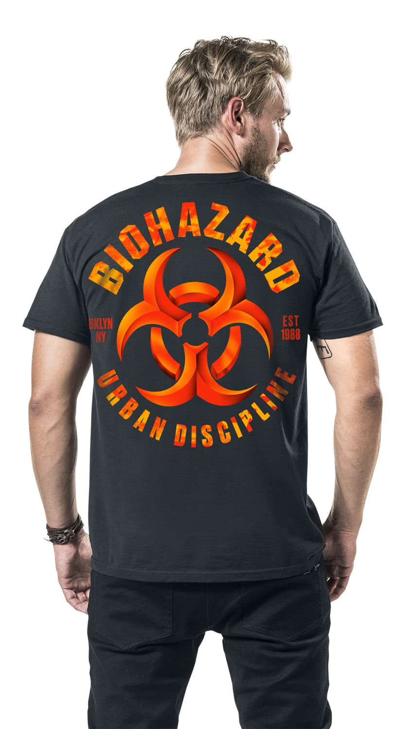 Biohazard T-Shirt Herren Urban discipline schwarz | eBay.de