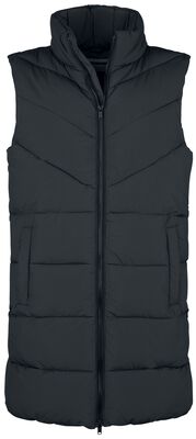 Noisy May NMDALCON LONG VEST - Bodywarmer - blau/blauw Noisy May NMDALCON LONG VEST - Bodywarmer - blau/blauw