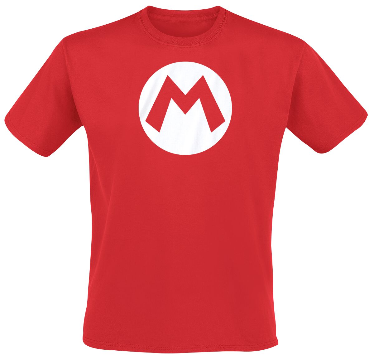 Super Mario Mario badge T-Shirt red