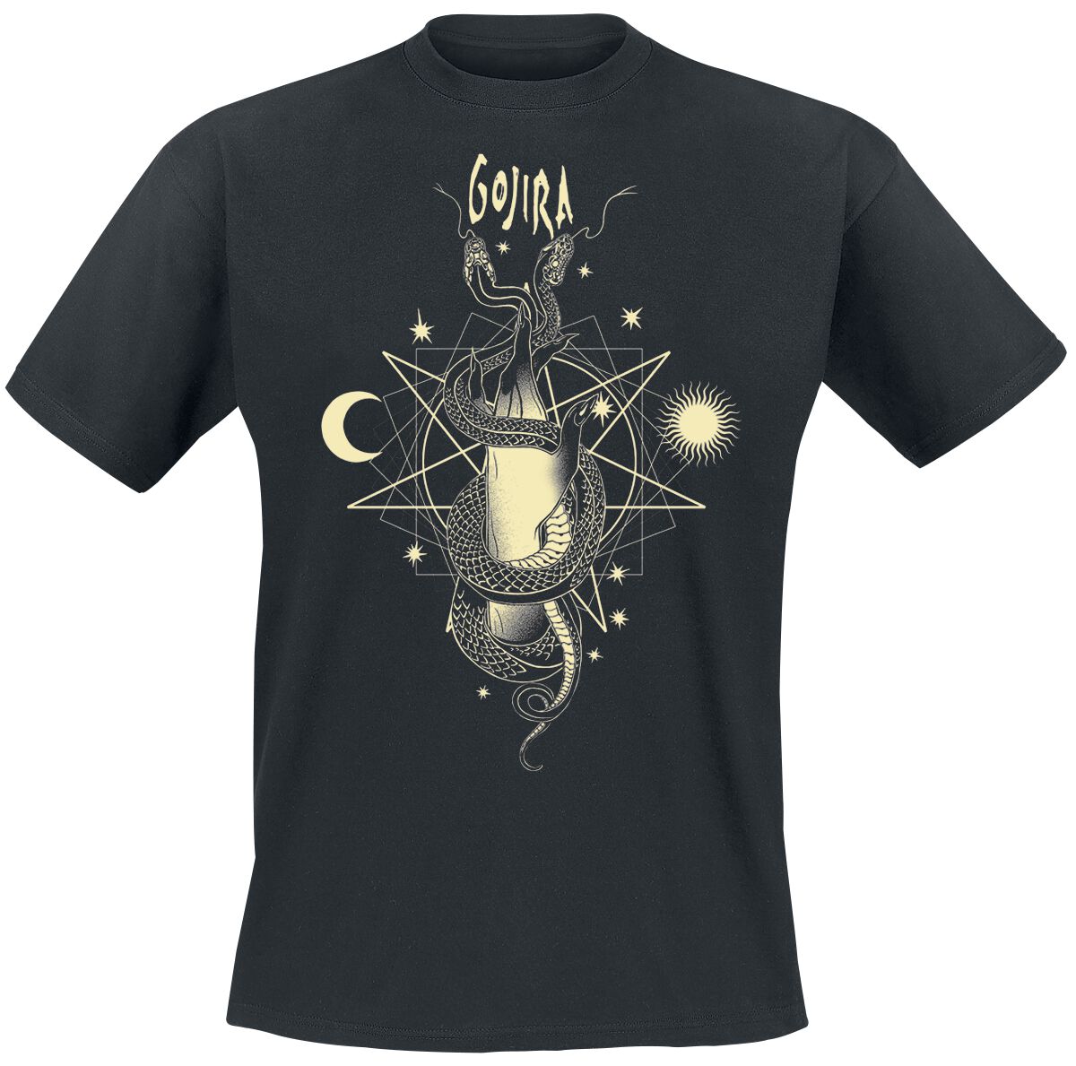 Gojira Celestial Snakes T-Shirt schwarz in XL