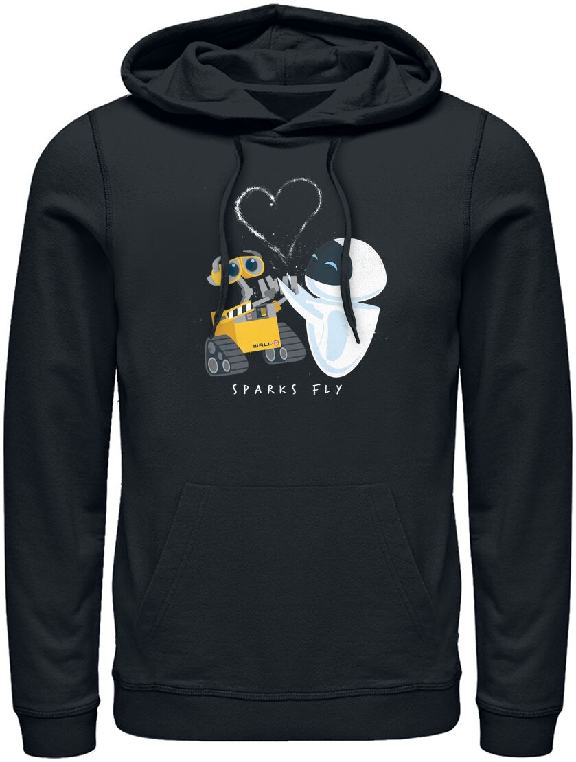 Wall-E Sparks Fly Kapuzenpullover schwarz