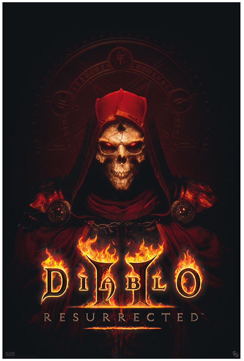 Diablo II - Resurrected Poster multicolor