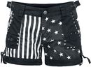 Stars & Stripes, Black Premium by EMP, Hotpant