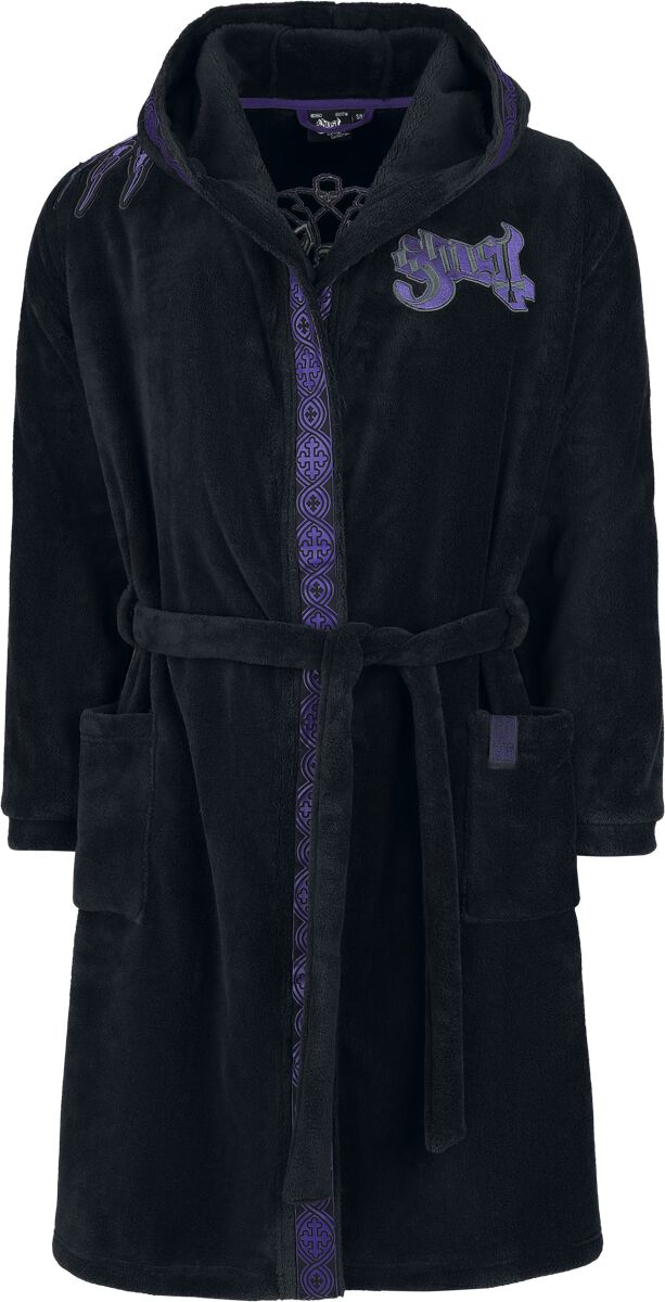 Robe de Chambre  de Ghost - Ghost - Collection Signature EMP - S-M à XXL-3XL - pour Unisexe - noir