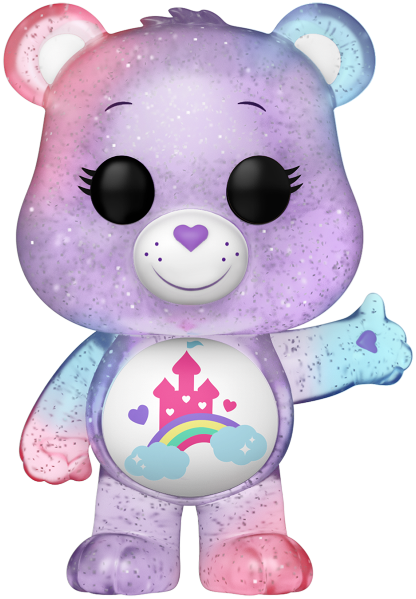 Die Glücksbärchis Glücksbärchis 40 Jahre Jubiläum - Care-a-lot Bear Pop! Animation (Chase Edition möglich) Vinyl Figur 1205 Funko Pop! multicolor