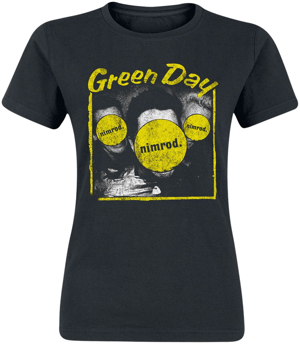 T-Shirt Manches courtes de Green Day - Nimrod Photo Vandal Womens - M à XXL - pour Femme - noir