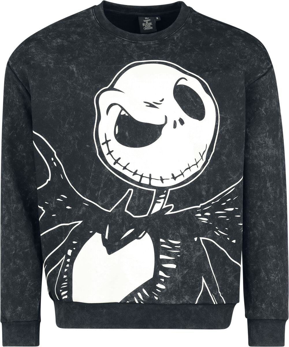 The Nightmare Before Christmas - Disney Sweatshirt - Big Jack - S XXL - för Herr - svart