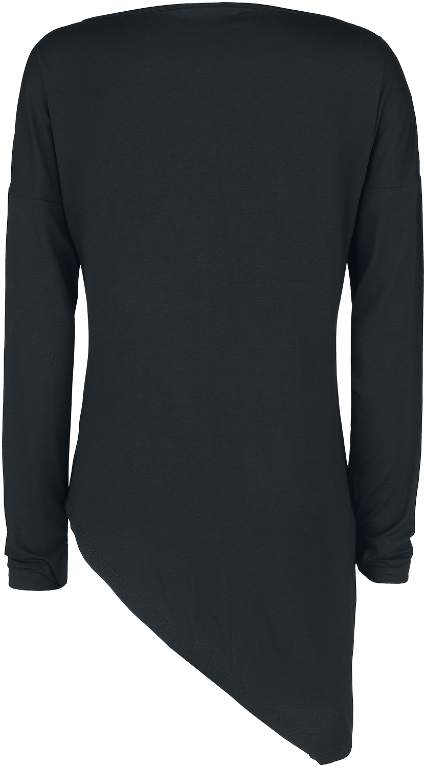 Sesamstraße Junk Food Queen Langarmshirt schwarz