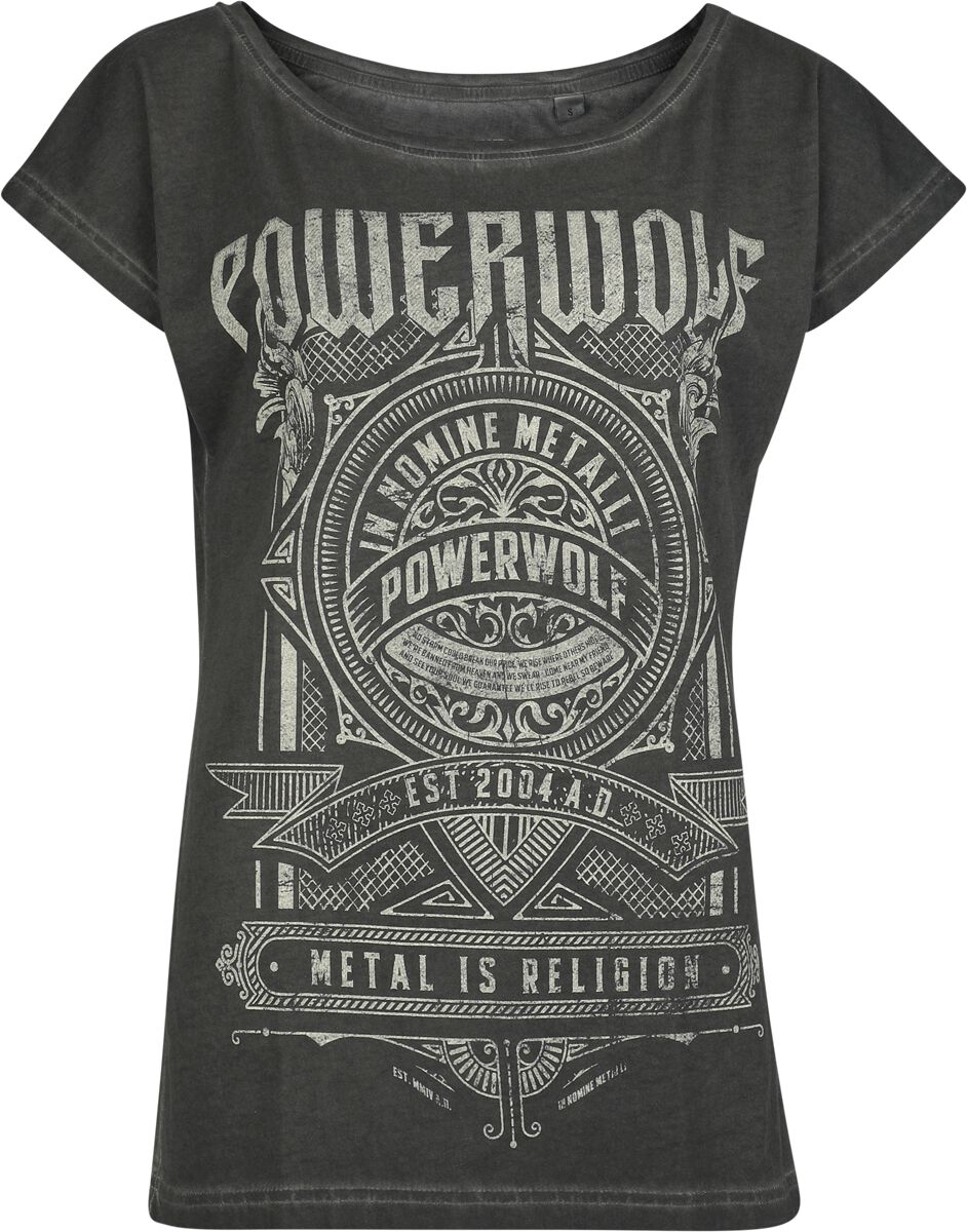 T-Shirt - Emblem - S bis 4XL - für Damen - Größe XXL - anthrazit - EMP exklusives Merchandise! - Frauen - female