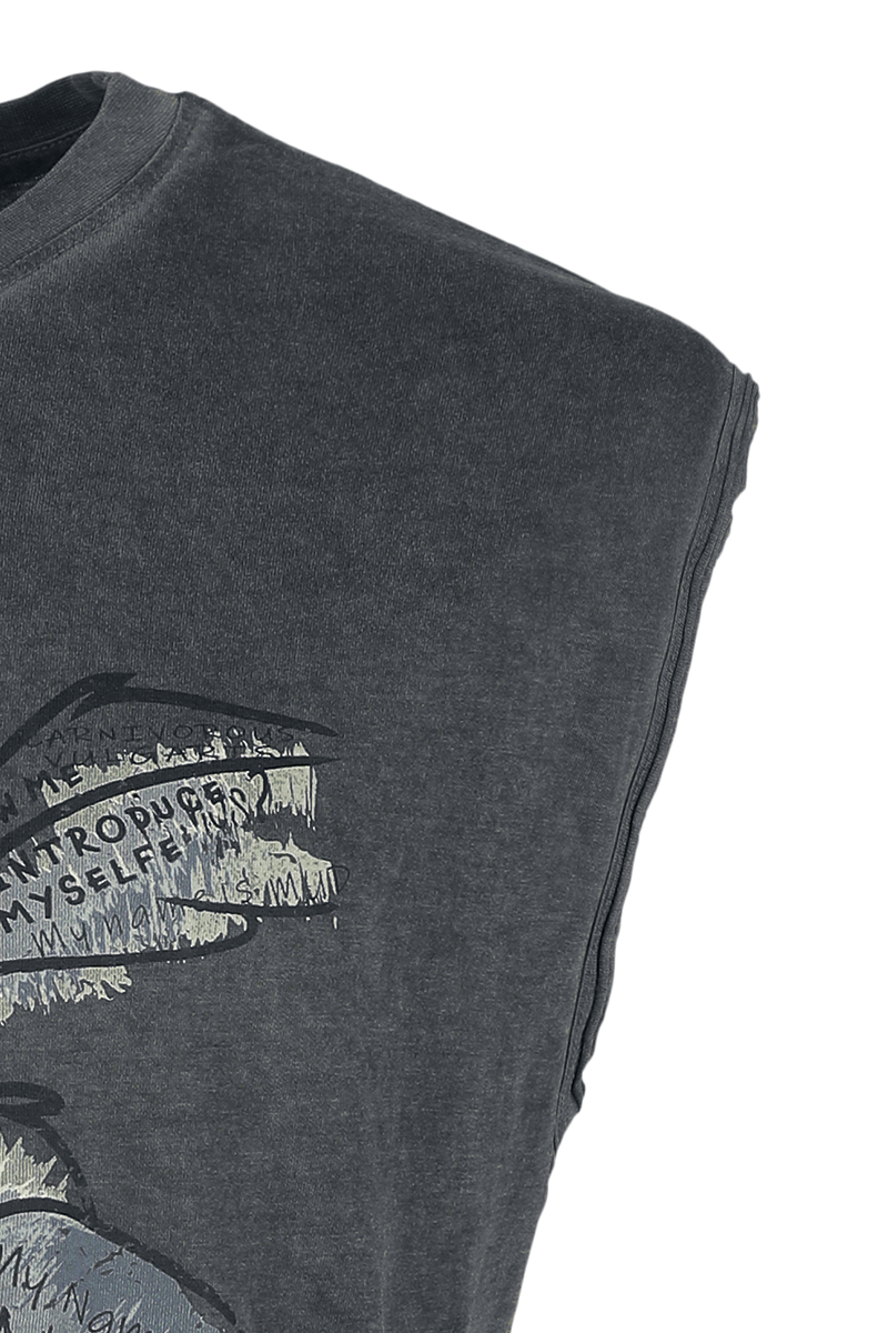 Thumbnail - Looney Tunes Coyote Tank-Top schwarz in XL