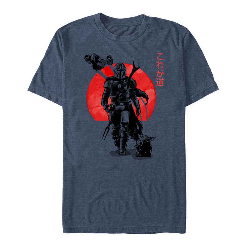 Star Wars Disney T-Shirt - The Mandalorian - Sumi Ink - for Men - blue