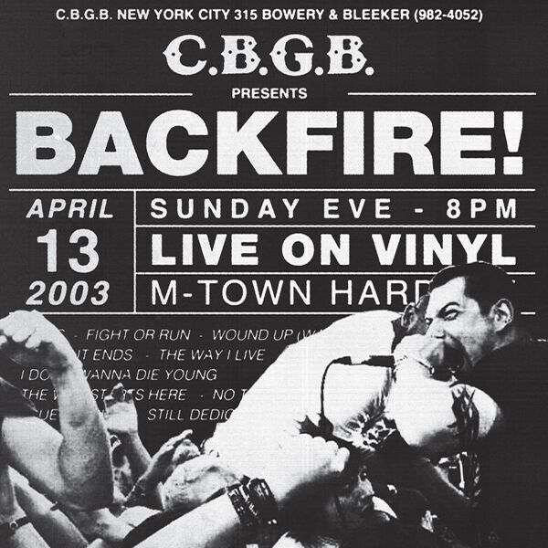 Backfire! Live at CBGB CD multicolor