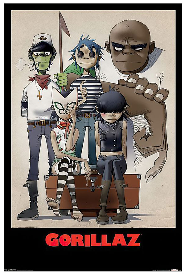 Gorillaz - Characters - Poster - multicolor