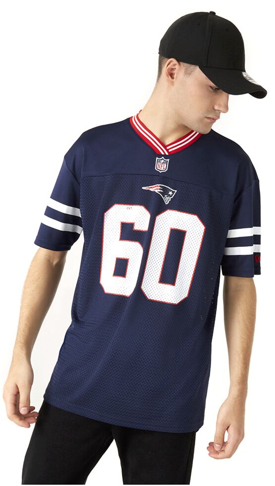 New Era - NFL T-Shirt - New England Patriots Oversized Tee - S bis XXL - für Männer - Größe XXL - dunkelblau