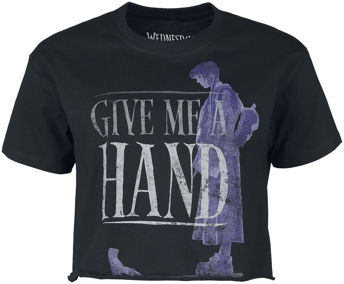 T-Shirt Manches courtes de Wednesday - Give Me A Hand - M à XXL - pour Femme - noir