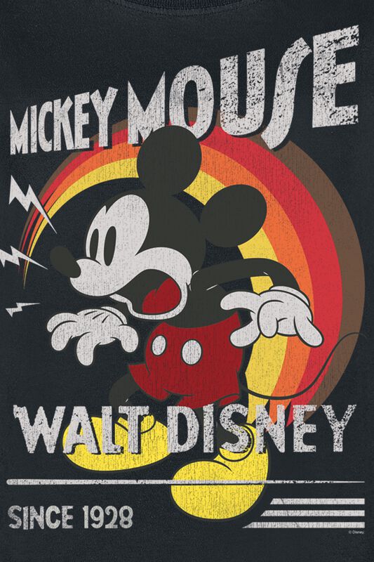 Filme & Serien Mickey Mouse Retro Shout | Micky Maus T-Shirt