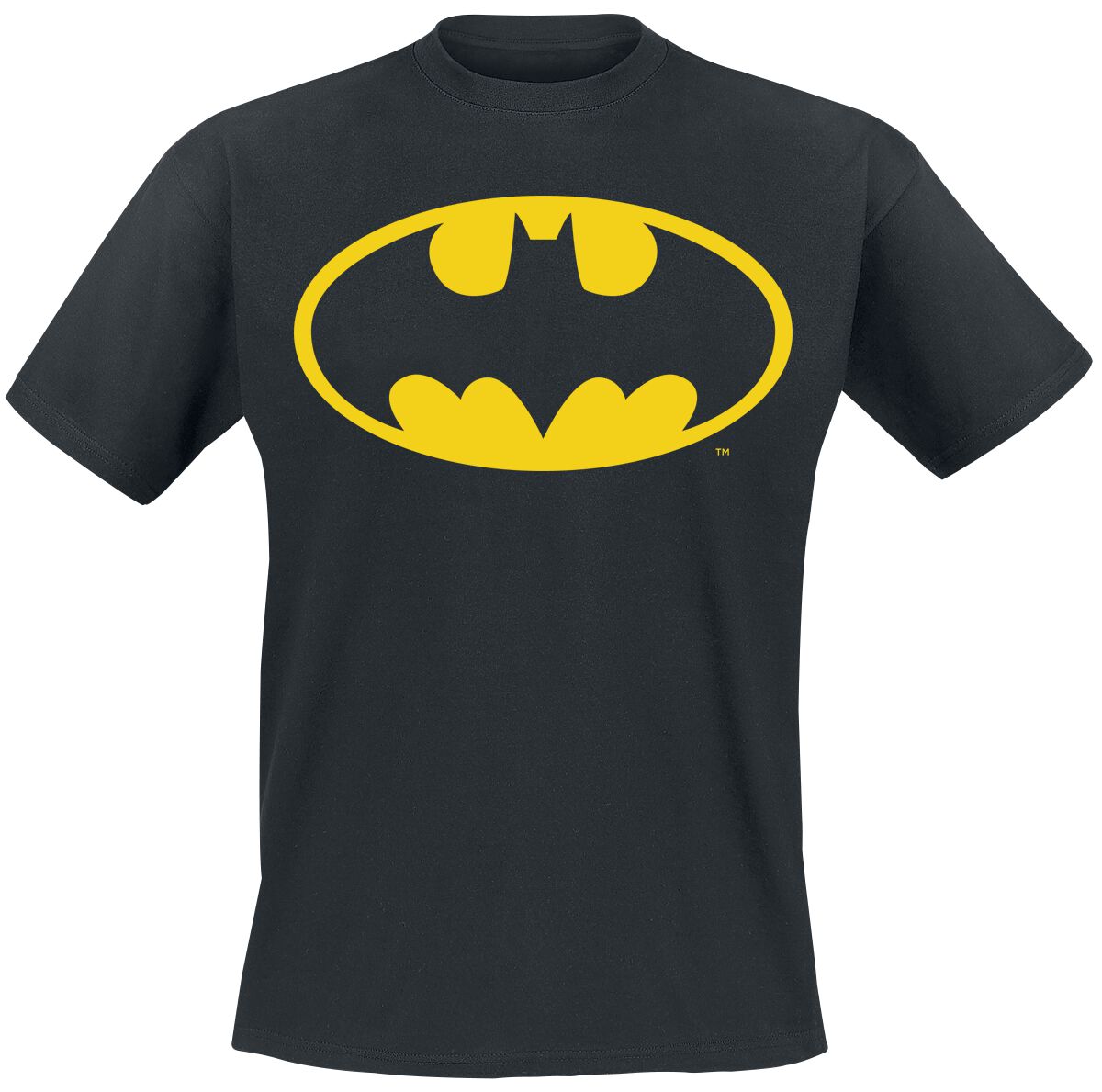 Batman Classic Logo T-Shirt schwarz in 4XL