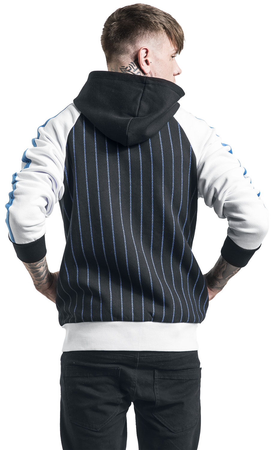 Playstation Striped Logo Kapuzenjacke multicolor