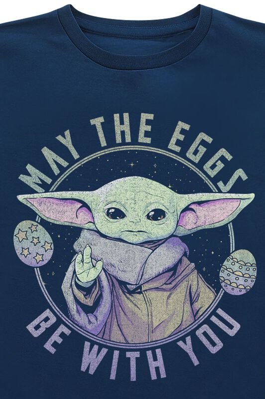 Kinder Teens (Gr. 140-176) Kids - Baby Yoda - May the Eggs be with you | Star Wars T-Shirt