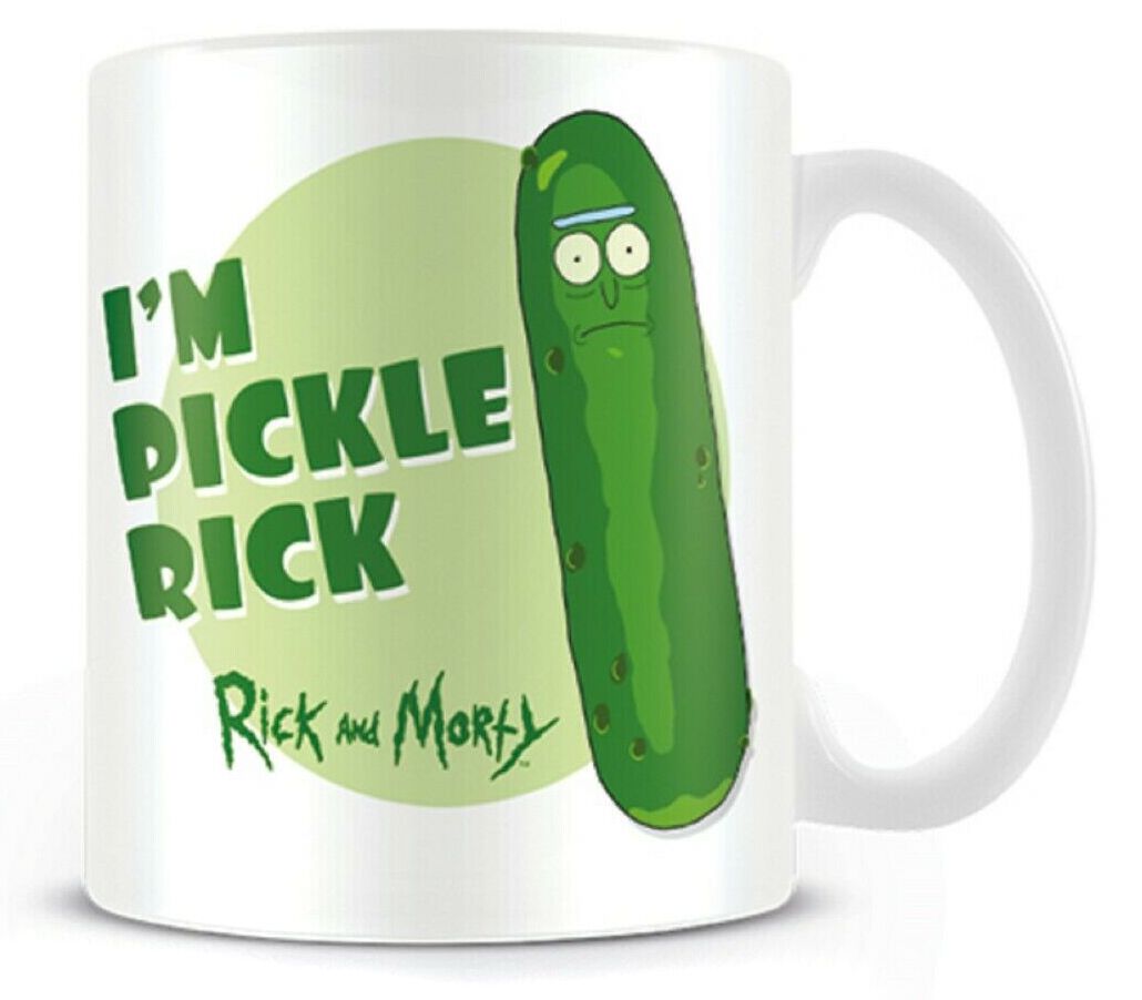 Rick And Morty Portal Cup white green