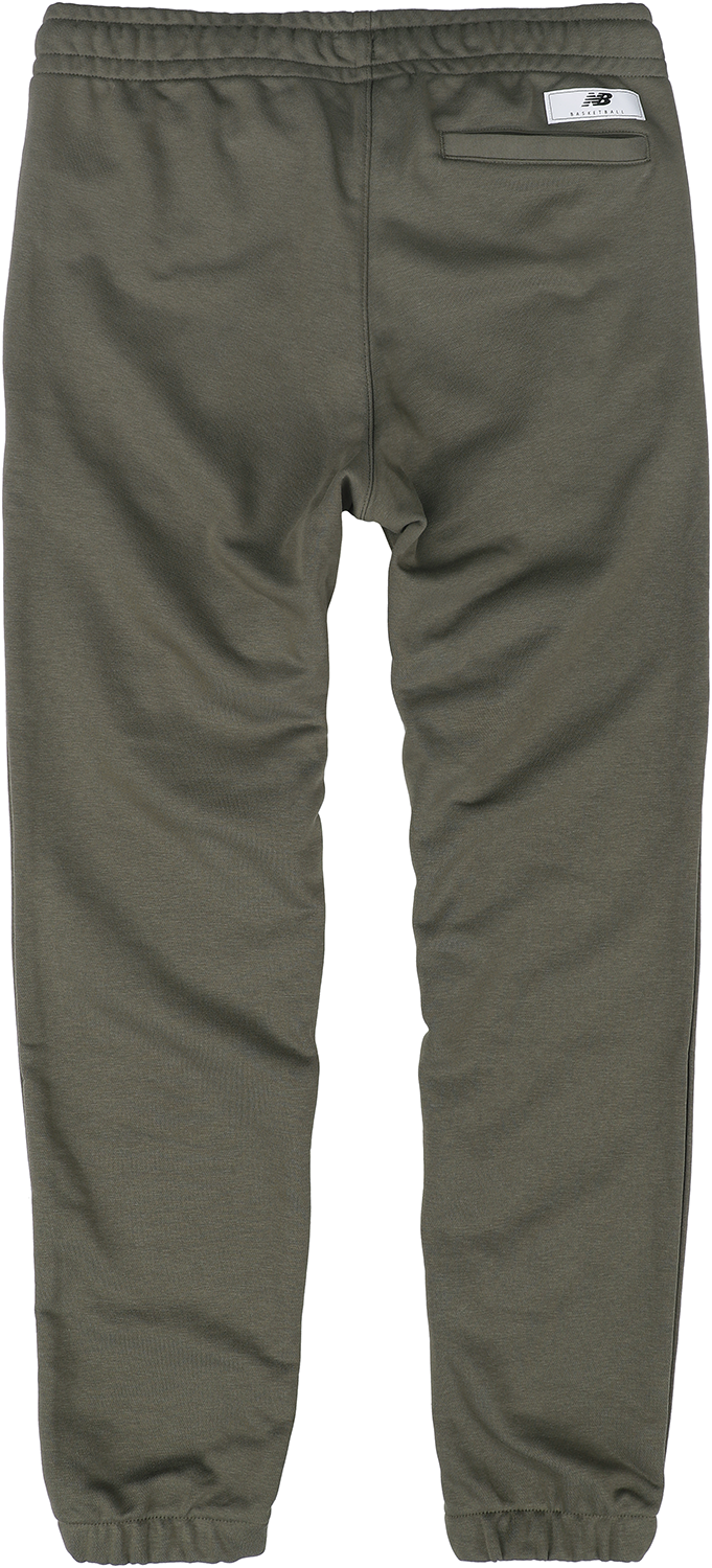 New Balance NB Hoops Essentials Fundamental Pant Trainingshose grün