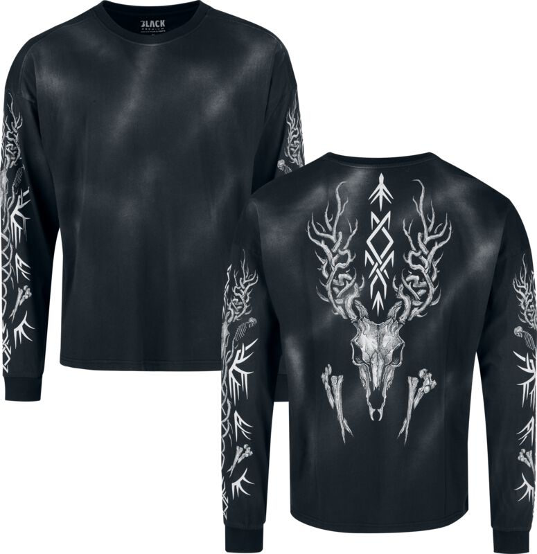 Black Premium by EMP Langarmshirt - Woodland Spirit - S bis XXL - für Männer - Größe S - schwarz