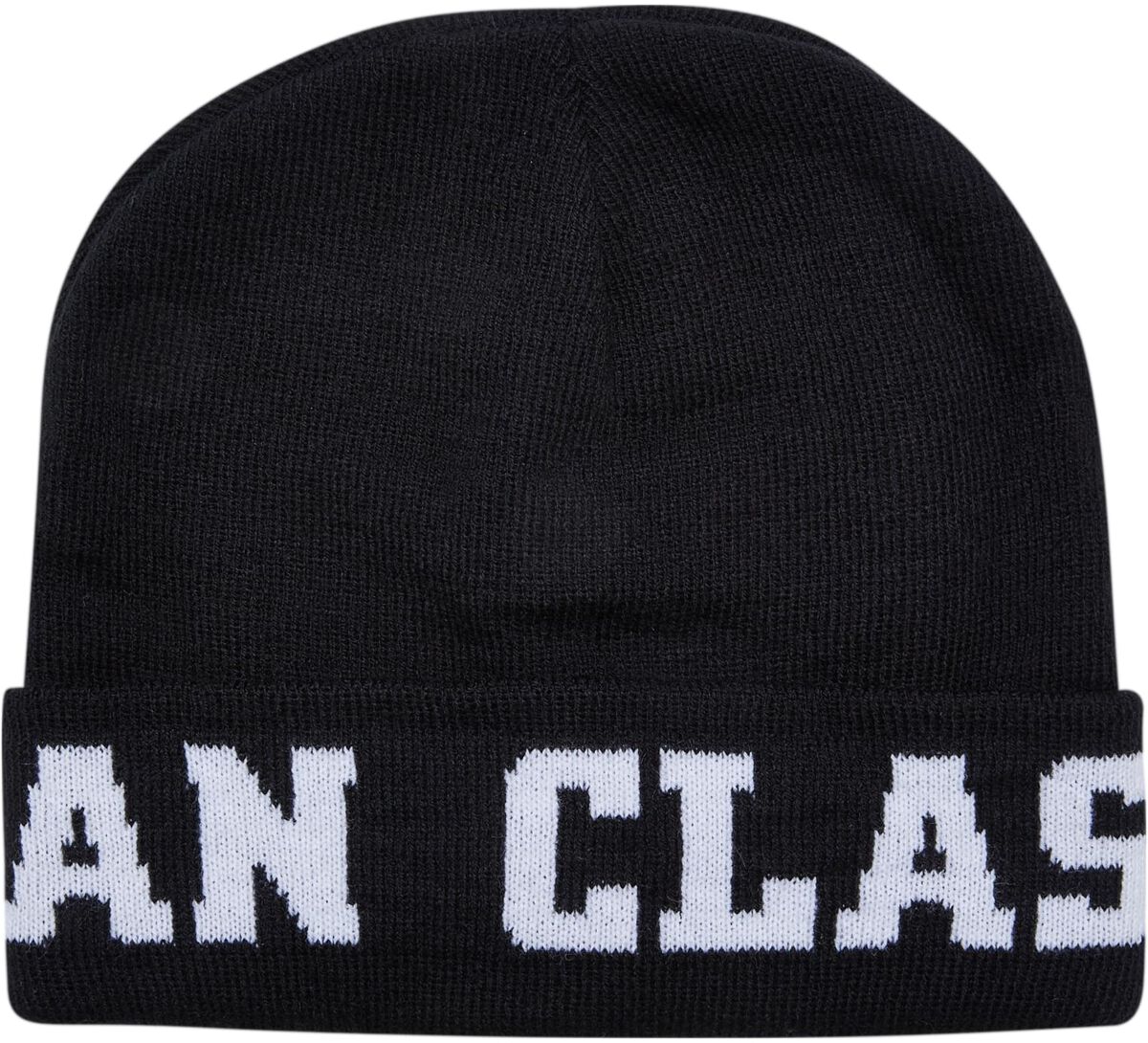 Urban Classics Logo Jaquard Beanie Mütze schwarz