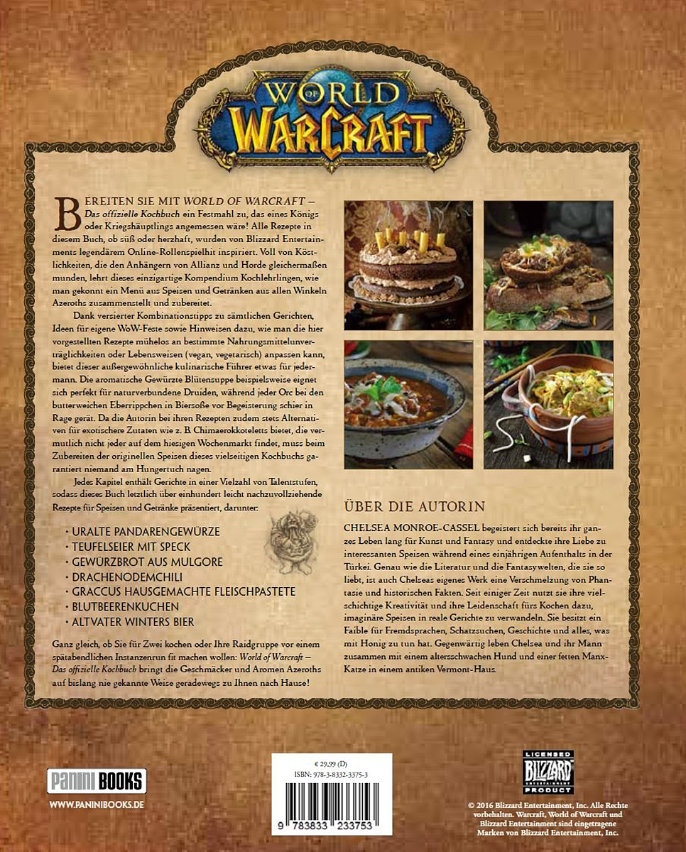 World Of Warcraft World of Warcraft - Das offizielle Kochbuch Sachbuch multicolor