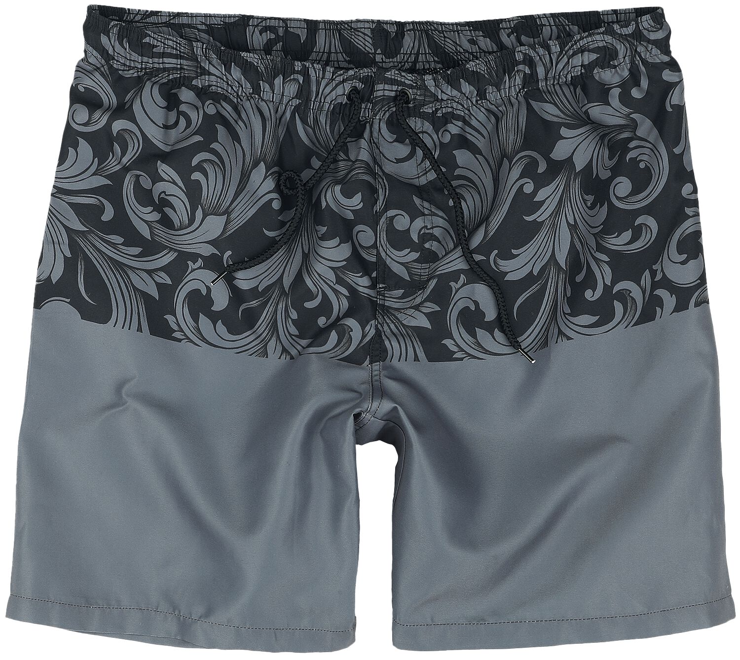 Black Premium by EMP Ornament Print Swim Shorts Badeshort schwarz in XL