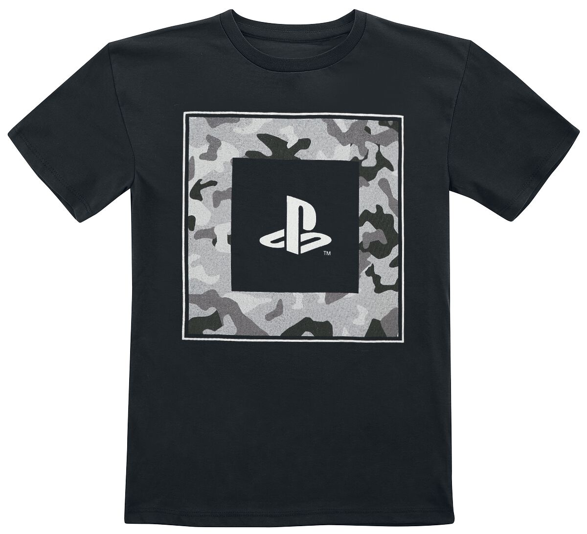 Playstation Kids - Camo Box T-Shirt black