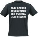 3500 Gramm, 3500 Gramm, T-Shirt