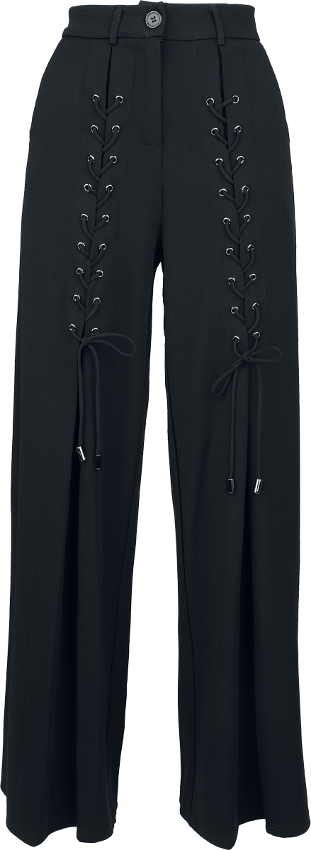 Killstar Gothic Cloth Trousers - Nocturne Nights - Raven's Lament Trousers - for Women - black