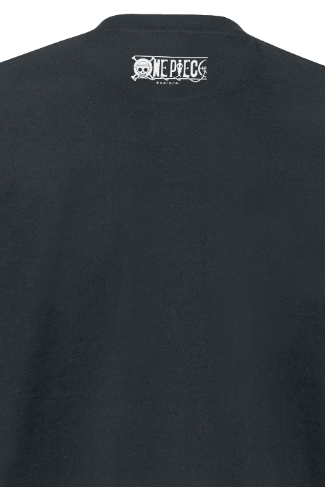 One Piece Skull With Map T-Shirt schwarz