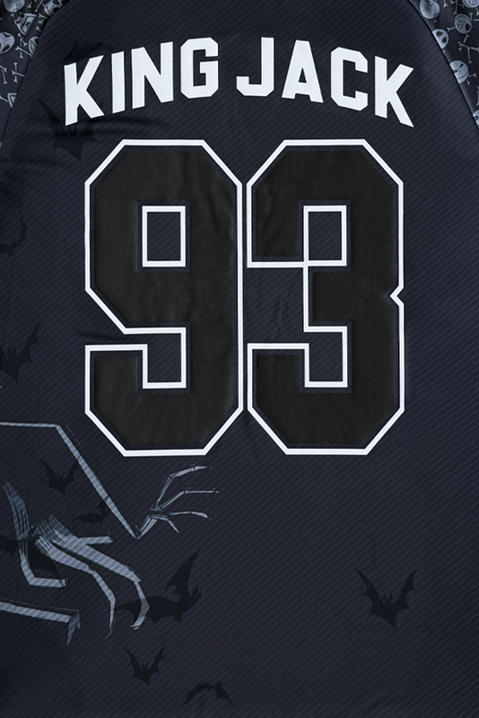 Thumbnail - The Nightmare Before Christmas King Jack - 93 Trikot schwarz in S
