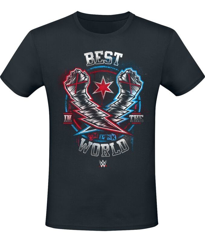 T-Shirt  di WWE - CM Punk - Best In The World - S a XXL - Uomo - nero