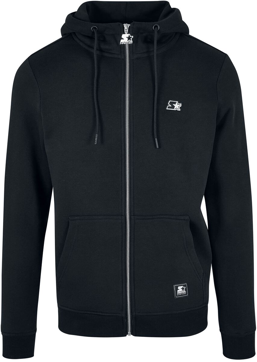 Image of Felpa jogging di Starter - Starter essential zip hoodie - M - Uomo - nero