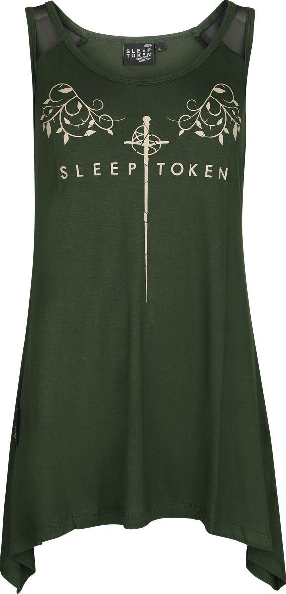 Top - EMP Signature Collection - S bis XL - für Damen - Größe XL - dunkelgrün - EMP exklusives Merchandise! - Frauen - female